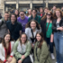 Nathaniel Huff ’24 (center, green shirt and glasses) and his classmates visit Westminster Abbey during the UMW Theatre in London trip in summer 2023. Nathaniel was able to take the trip because he received the Beyond the Classroom Education Abroad Scholarship, which was awarded for the first time last year. Photo courtesy of UMW Theatre.